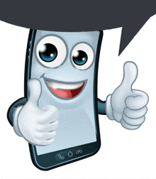 Funny Phone Gives Thumbs Up GIF - Funny Phone Gives Thumbs Up GIFs