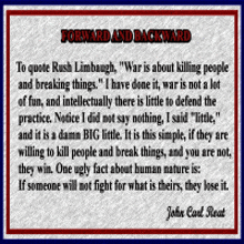 a quote by john carl reat is on a white background