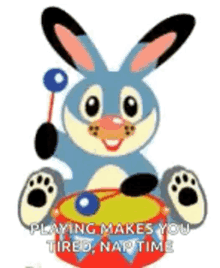 Bunny Drummer Buggy GIF - Bunny Drummer Buggy Hase GIFs