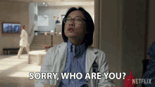 Sorry Who Are You GIF - Sorry Who Are You Dr Chan Kaifang GIFs