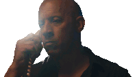 On The Phone Dominic Toretto Sticker - On The Phone Dominic Toretto Vin Diesel Stickers