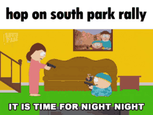 Hop On South Park Rally Gun GIF - Hop On South Park Rally South Park Rally South Park GIFs