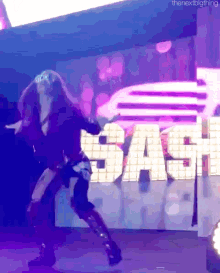 Sasha Banks Entrance GIF - Sasha Banks Entrance Dacing GIFs