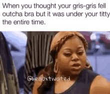 Big Titty Problems Rootwork GIF - Big Titty Problems Rootwork Grisgris GIFs