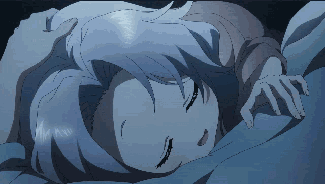 Anime Boy Sleeping Wallpaper 4K #8200g