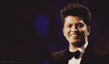 Bruno Mars Smile GIF - Bruno Mars Smile Bow Tie GIFs