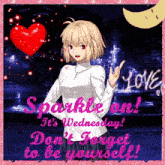 a sparkle on it 's wednesday advertisement
