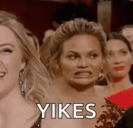 Yikes Chrissy Teigen GIF - Yikes Chrissy Teigen Teigen - Discover & Share  GIFs