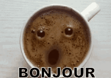 Bonjour GIF - Bonjour Cafe GIFs