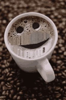 coffee smiley face