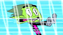 a cartoon character with the number 3 on its face