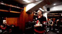 Ottawa Senators Hug GIF - Ottawa Senators Hug Good To See You Hug GIFs