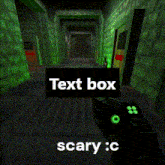 a black and white image with the words scary c