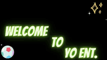 a soccer field with the words welcome to yo ent written on it