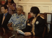 Hand Shake GIF - Nelson Mandela Michael Jackson GIFs
