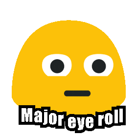 Majoreyeroll Dramatic Eyeroll Sticker - Majoreyeroll Eyeroll Dramatic Eyeroll Stickers