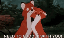 Fox Cuddles GIF - Fox Cuddles Sweet GIFs