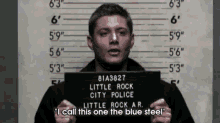 "I Call This One The Blue Steel" GIF - Supernatural Dean Winchester GIFs