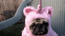 Pug Unicorn Dress GIF