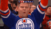 Edmonton Oilers Guy Cheering GIF - Edmonton Oilers Oilers Guy Cheering GIFs