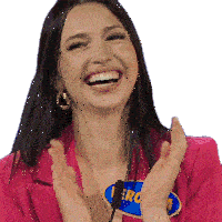 Clapping Veronica Sticker - Clapping Veronica Family Feud Canada Stickers