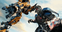 Transformers Bumblebee GIF - Transformers Bumblebee Optimus Prime GIFs