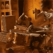 The Who Keithmoon GIF - The Who Keithmoon Drumming GIFs