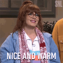 Nice And Warm Saturday Night Live GIF - Nice And Warm Saturday Night Live Comfy GIFs