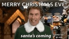 Elf Santa Is Coming GIF