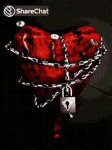 Chained Heart Locked Heart GIF - Chained Heart Locked Heart Chained GIFs