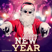 Happy New Year Greetings GIF - Happy New Year Greetings Santa Claus GIFs