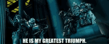 transformers megatron he is my greatest triumph my greatest triumph dark of the moon
