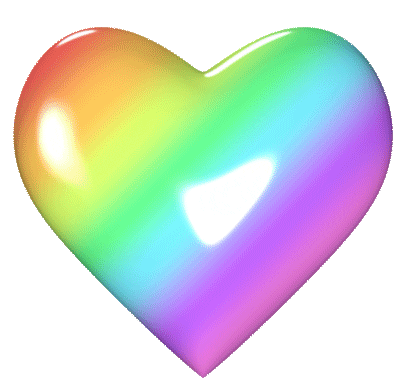 🌈 Rainbow Heart - Royalty-Free GIF - Animated Sticker - Free PNG -  Animated Icon