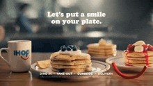 Ihop Pancakes GIF - Ihop Pancakes Lets Put A Smile On Your Plate GIFs