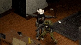 a screenshot of a video game with pika and ves on the screen
