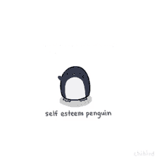 Self Esteem Penguin GIF
