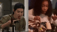 Suho Sza Eating Exo Suho GIF - Suho Sza Eating Exo Suho Sza Meme GIFs