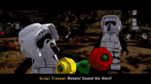 lego star wars scout trooper rebels sounds the alert alert