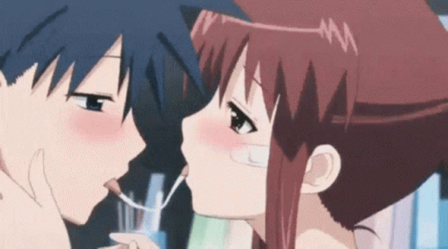 Best anime kiss scenes (Part 1) on Make a GIF
