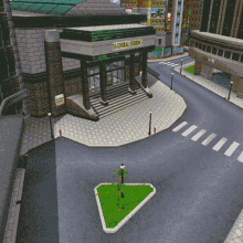 sonic adventure station square the city traffic scenery