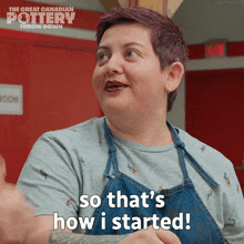 So That'S How I Started The Great Canadian Pottery Throw Down GIF - So That'S How I Started The Great Canadian Pottery Throw Down Excitement GIFs