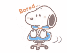 Snoopy Bored GIF - Snoopy Bored Im Peanuts GIFs