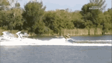jet ski jet skiing water sport back flip trick shot