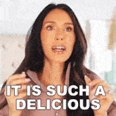 It Is Such A Delicious Healthy Treat Shea Whitney GIF - It Is Such A Delicious Healthy Treat Shea Whitney It'S A Really Tasty And Nutritious Treat GIFs