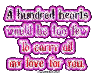 Love Hundred Hearts Sticker - Love Hundred Hearts My Love For You Stickers