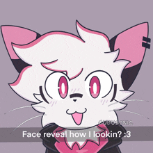 Face Reveal Cat GIF