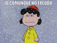 Charlie Brown Freddo Freddissimo Ho Freddo Si Gela Congelato Congelata Inverno Neve GIF - Nevica Peanuts Charlie Brown GIFs