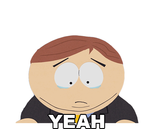 Yeah Eric Cartman Sticker - Yeah Eric Cartman South Park Stickers