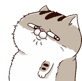 Ami Fat Cat Teary Eyed Sticker - Ami Fat Cat Teary Eyed Sad Stickers