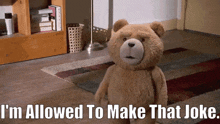 Ted Tv Show Im Allowed To Make That Joke GIF - Ted Tv Show Im Allowed To Make That Joke Joke GIFs